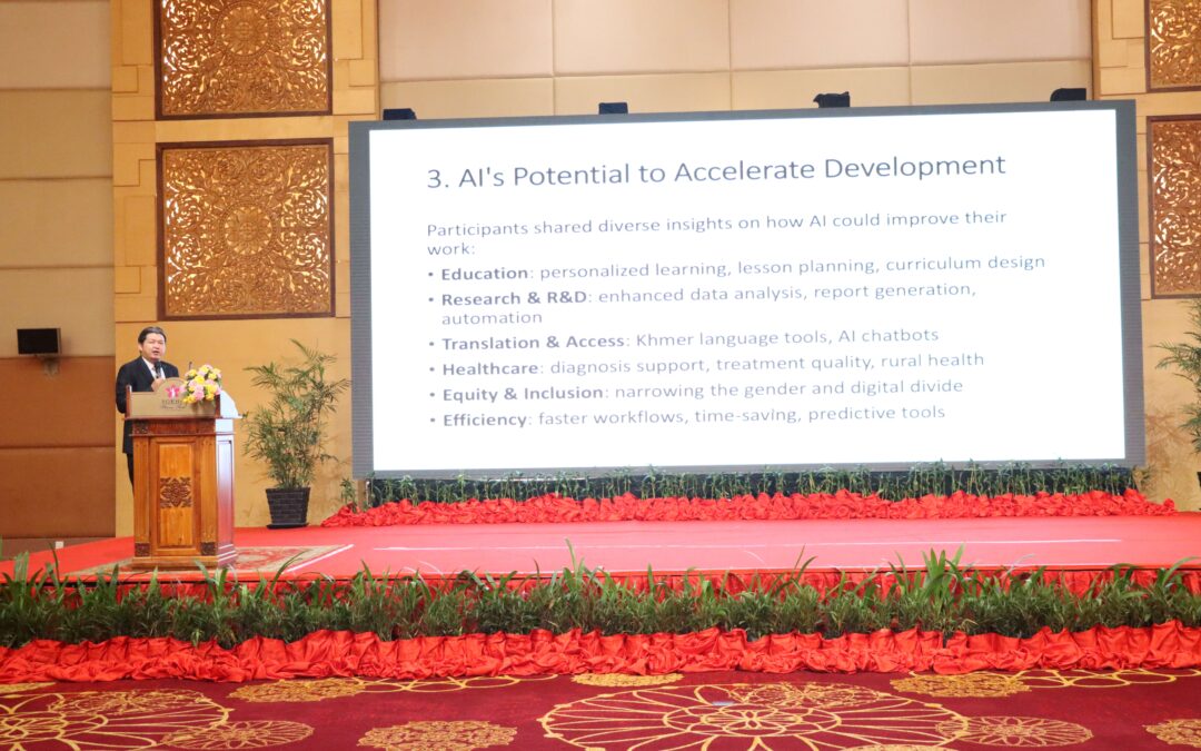 Master Students from CADT Support Key National AI Milestone