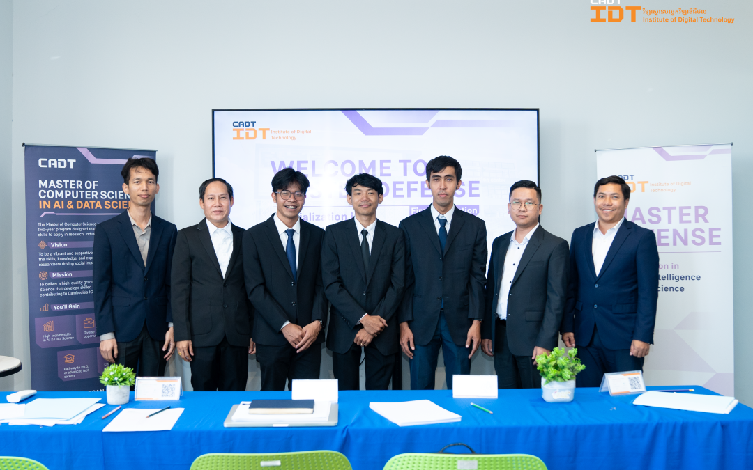 CADT | Master Thesis Defense – 1st Generation        